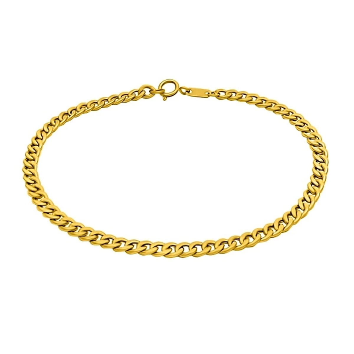 دستبند طلا زنانه زنجیری اپال گلد مدل کارتیه کد sh0253-1.19