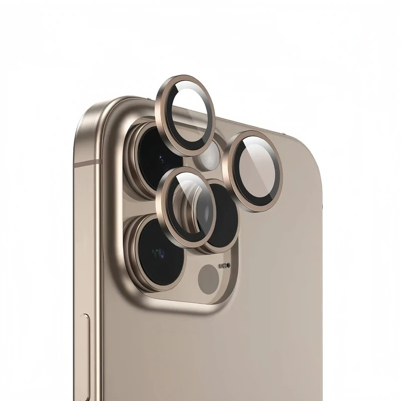 محافظ لنز دوربین گوشی اپل iPhone 16 Pro گرین لاین مدل Hd Plus Camera Lens
