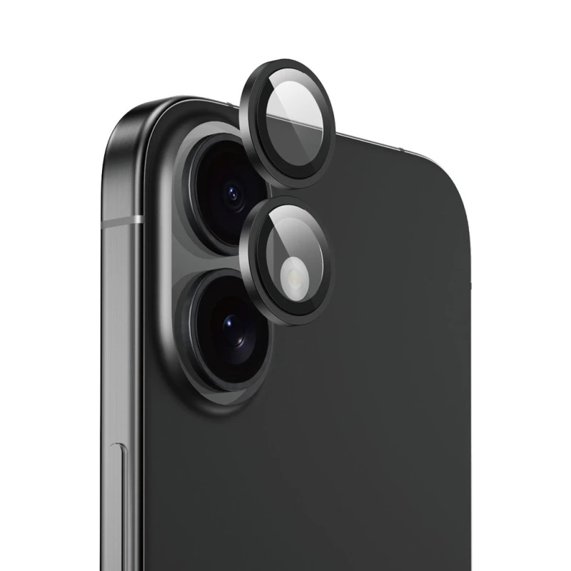 محافظ لنز دوربین گوشی موبایل اپل iPhone 16 Plus گرین لاین مدل HD Plus-آبی کم رنگ
