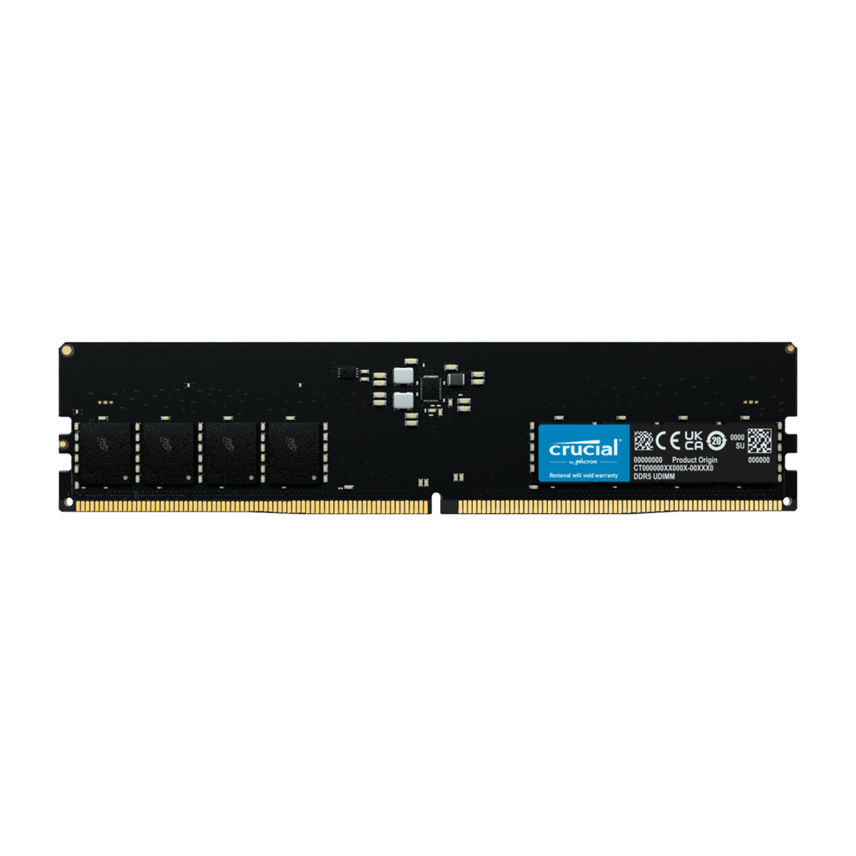 رم کامپیوتر DDR5 تک کاناله 4800 مگاهرتز CL40 کروشیال ظرفیت 32 گیگابایت رم کامپیوتر DDR5 تک کاناله 4800 مگاهرتز CL40 کروشیال ظرفیت 32 گیگابایت