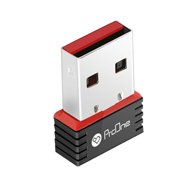  کارت شبکه بی سیم USB پرووان مدل PWD87-مشکی