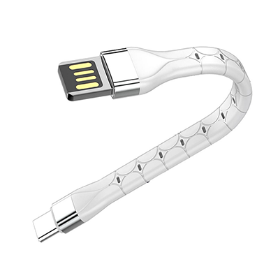 کابل تایپ سی هیسکا مدل LX1015 طول 0.15 متر-مشکی کابل تایپ سی هیسکا مدل LX1015 طول 0.15 متر-مشکی