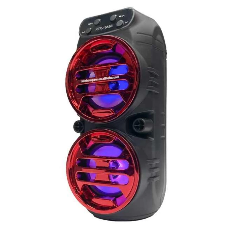 اسپیکر بلوتوثی قابل حمل مدل KTX-1588B-مشکی اسپیکر بلوتوثی قابل حمل مدل KTX-1588B-مشکی
