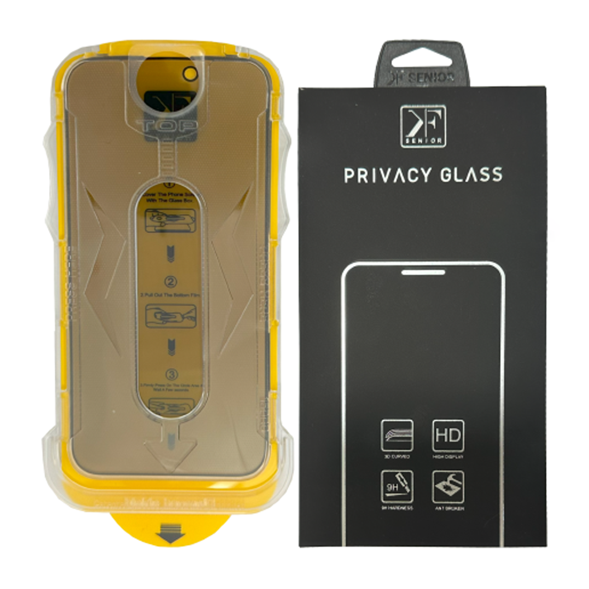 گلس حریم شخصی گوشی اپل iPhone XR کی اف سنیور مدل Tempered Glass به همراه کیت نصب گلس حریم شخصی گوشی اپل iPhone XR کی اف سنیور مدل Tempered Glass به همراه کیت نصب