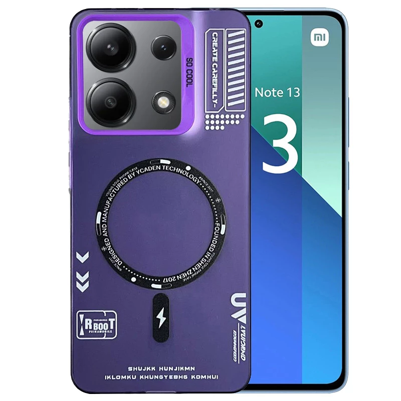 کاور گوشی شیائومی Redmi Note 13 4G گاردتک مدل SoCool1_Note13-نقره‌ای