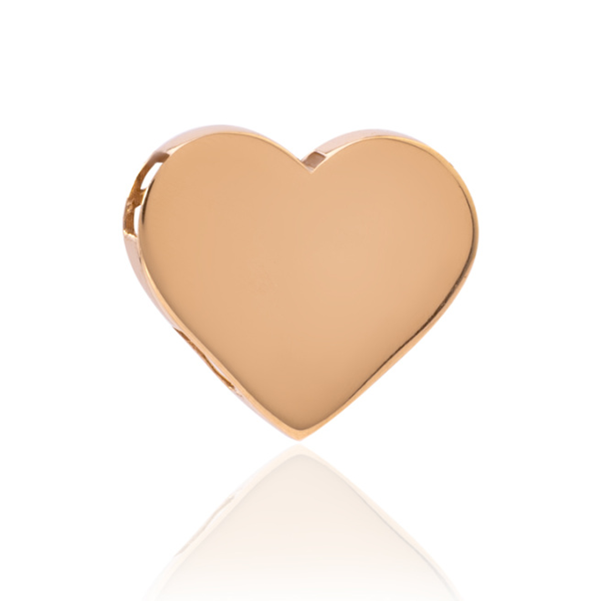 پلاک طلا زنانه طرح قلبی