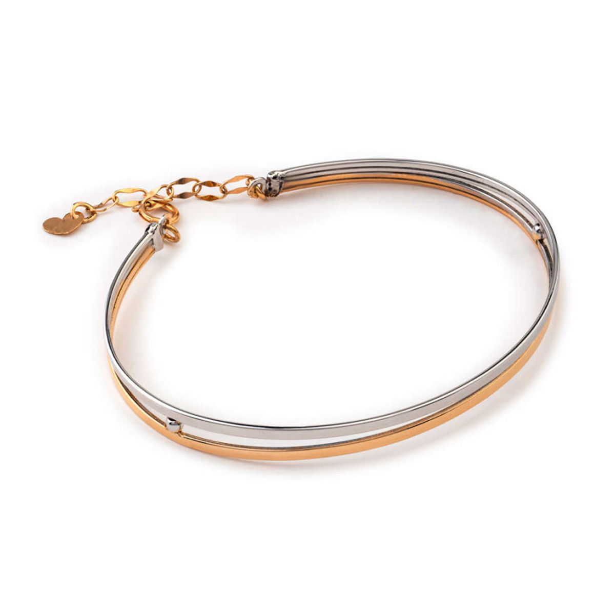 دستبند النگویی طلا زنانه مدل النا