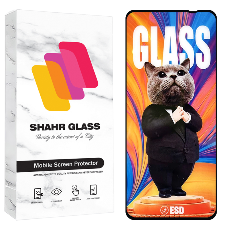 گلس گوشی شیائومی Redmi Note 13R 5G شهر گلس مدل SCATS20 گلس گوشی شیائومی Redmi Note 13R 5G شهر گلس مدل SCATS20