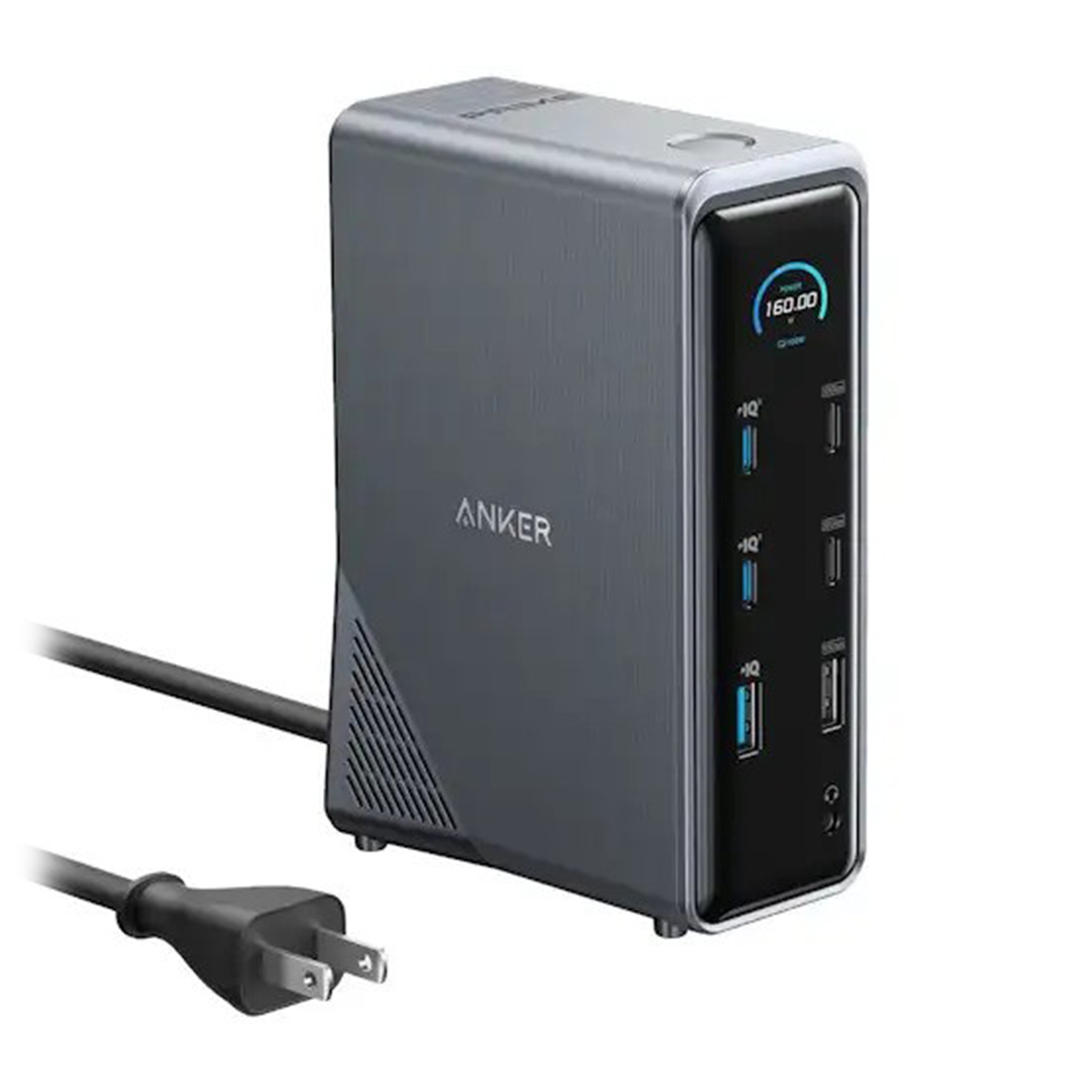 داک استیشن 14 پورت انکر مدل A83B62A1 توان 160 وات-خاکستری داک استیشن 14 پورت انکر مدل A83B62A1 توان 160 وات-خاکستری