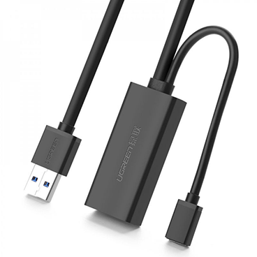 کابل تبدیل USB نری به مادگی یوگرین مدل US175 طول 5 متر-مشکی کابل تبدیل USB نری به مادگی یوگرین مدل US175 طول 5 متر-مشکی