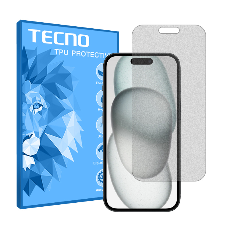 محافظ صفحه نمایش مات تکنو مدل HyMTT مناسب برای گوشی موبایل اپل iPhone 15 محافظ صفحه نمایش مات تکنو مدل HyMTT مناسب برای گوشی موبایل اپل iPhone 15