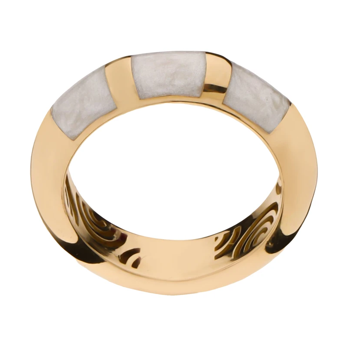 انگشتر طلا 18 عیار زنانه بان گالری مدل افرا سایز 53 انگشتر طلا 18 عیار زنانه بان گالری مدل افرا سایز 53