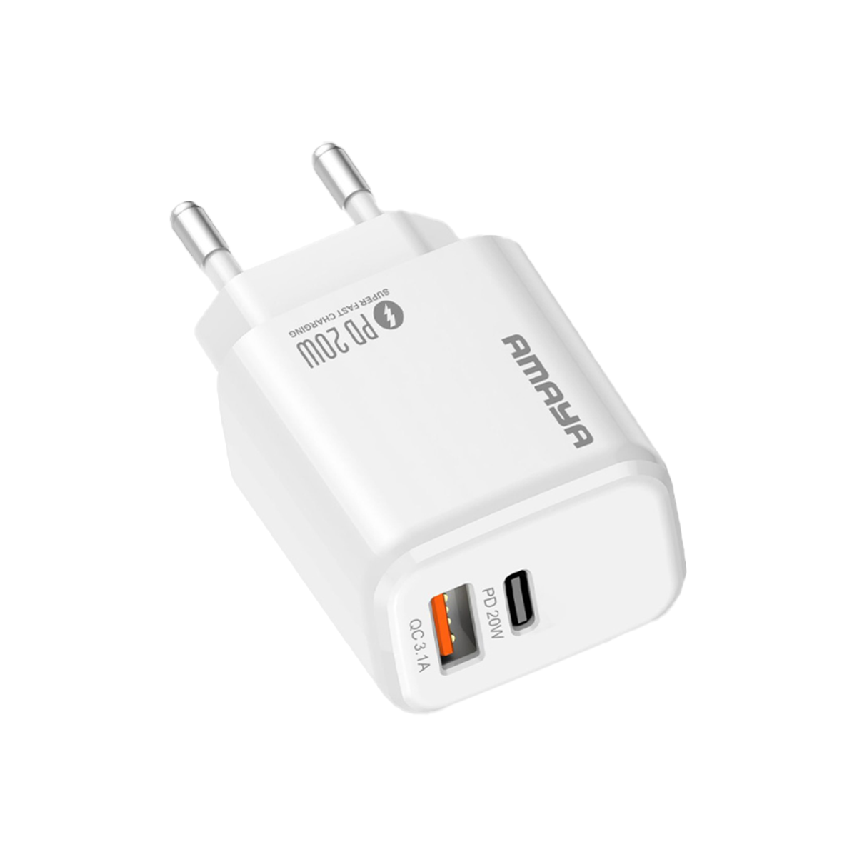 شارژر دیواری 20 وات آمایا مدل ACW-E43D شارژر دیواری 20 وات آمایا مدل ACW-E43D