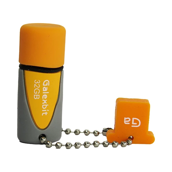 فلش مموری گلکسبیت مدل Rubbery ظرفیت 32 گیگابایت-نارنجی