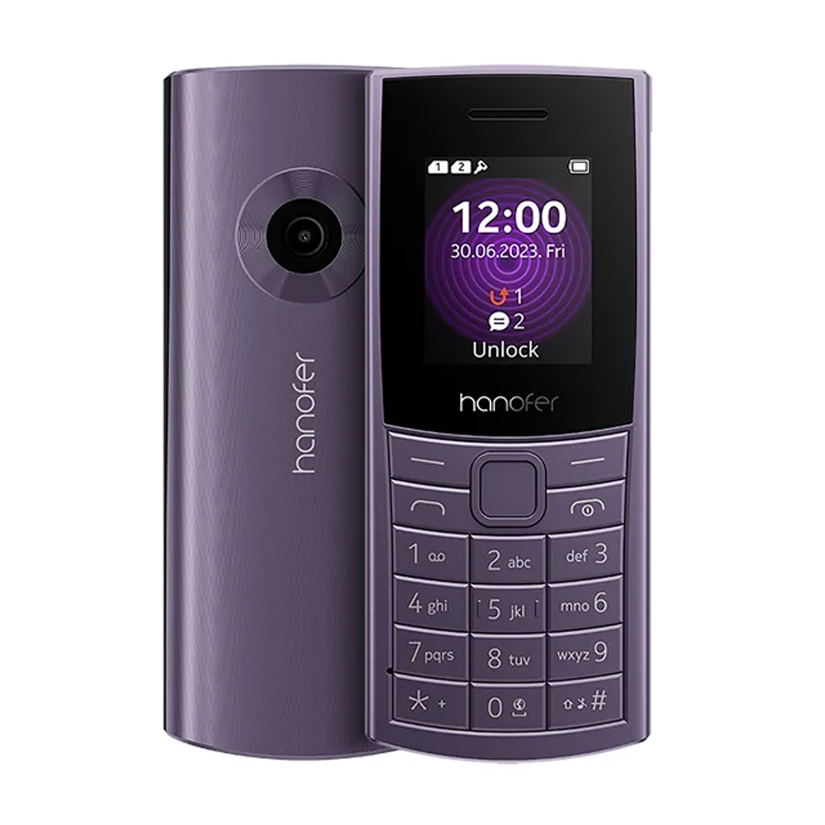 گوشی موبایل هانوفر مدل 5300 دو سیم کارت-بنفش گوشی موبایل هانوفر مدل 5300 دو سیم کارت-بنفش