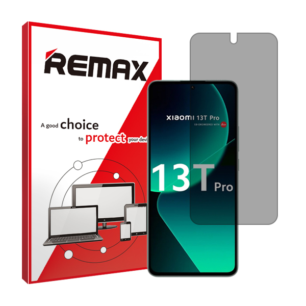 محافظ صفحه نمایش حریم شخصی ریمکس مدل HyPRV مناسب برای گوشی موبایل شیائومی 13T Pro 5G محافظ صفحه نمایش حریم شخصی ریمکس مدل HyPRV مناسب برای گوشی موبایل شیائومی 13T Pro 5G