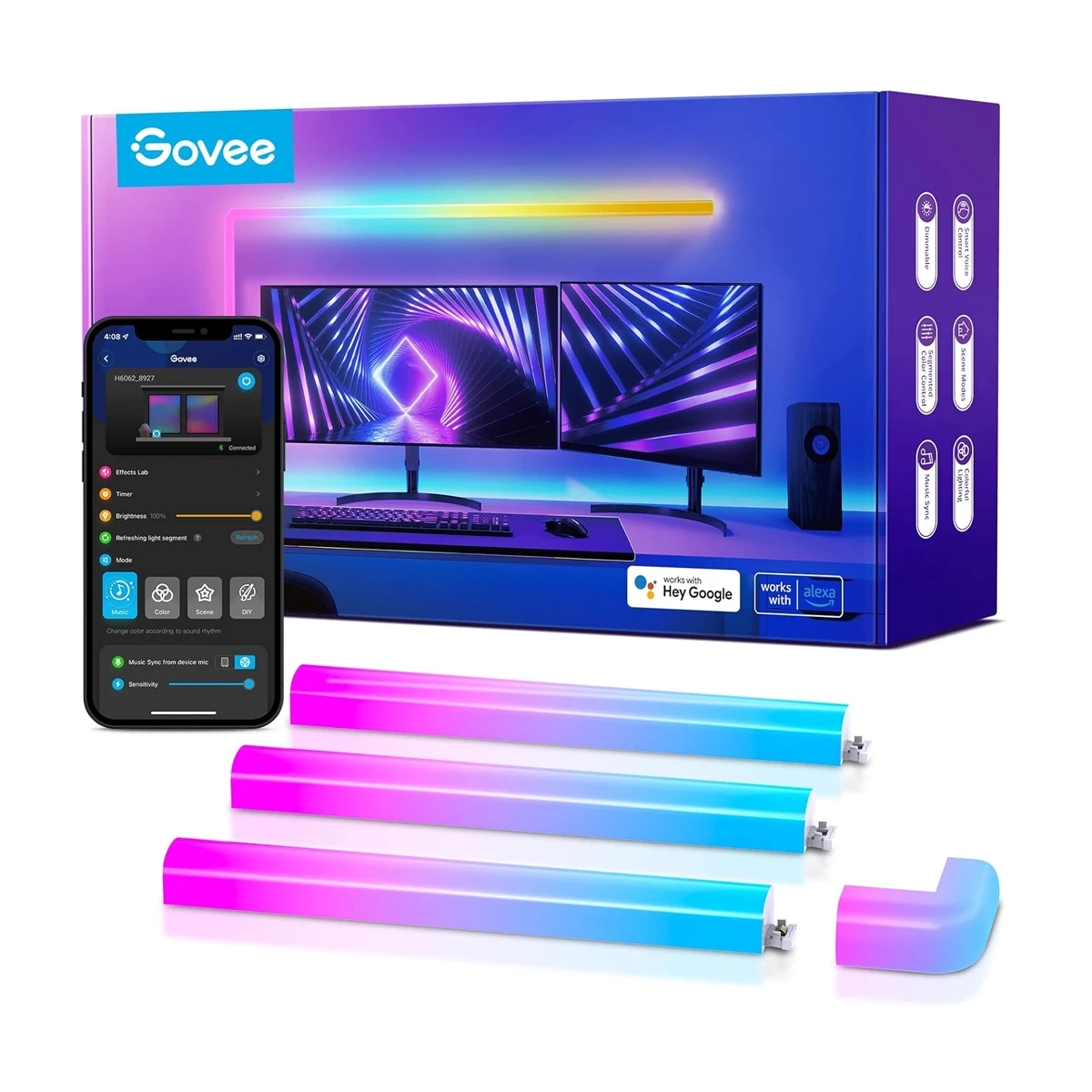 چراغ هوشمند دیواری گووی مدل H6062 -سفید