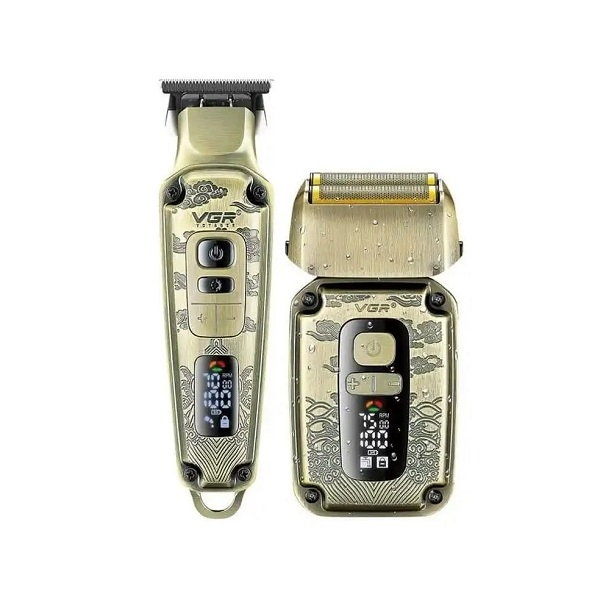 ماشین اصلاح سر و صورت وی جی ار مدل V-641 به همراه مجموعه 2 عددی