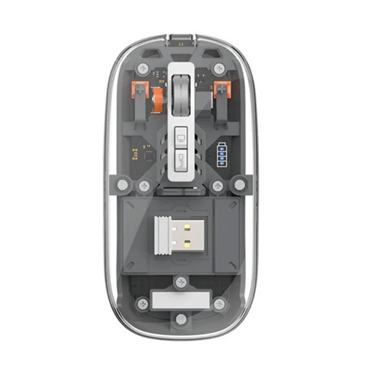 ماوس بی سیم مدل Transparent Mouse-مشکی ماوس بی سیم مدل Transparent Mouse-مشکی