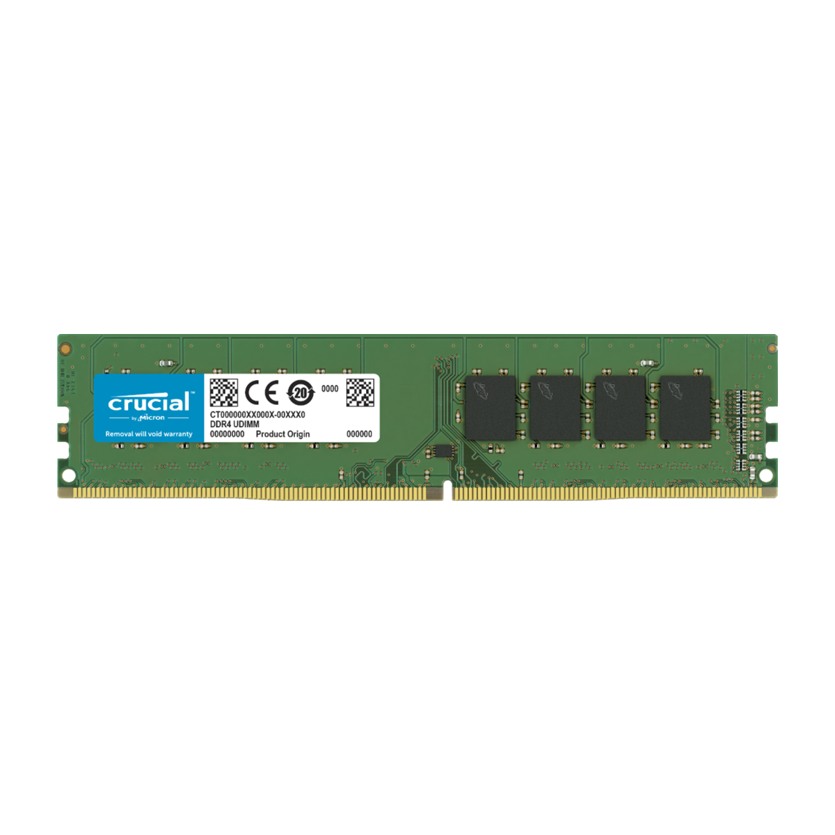 رم کامپیوتر DDR4 تک کاناله 3200 مگاهرتز CL22 کروشیال ظرفیت 8 گیگابایت رم کامپیوتر DDR4 تک کاناله 3200 مگاهرتز CL22 کروشیال ظرفیت 8 گیگابایت