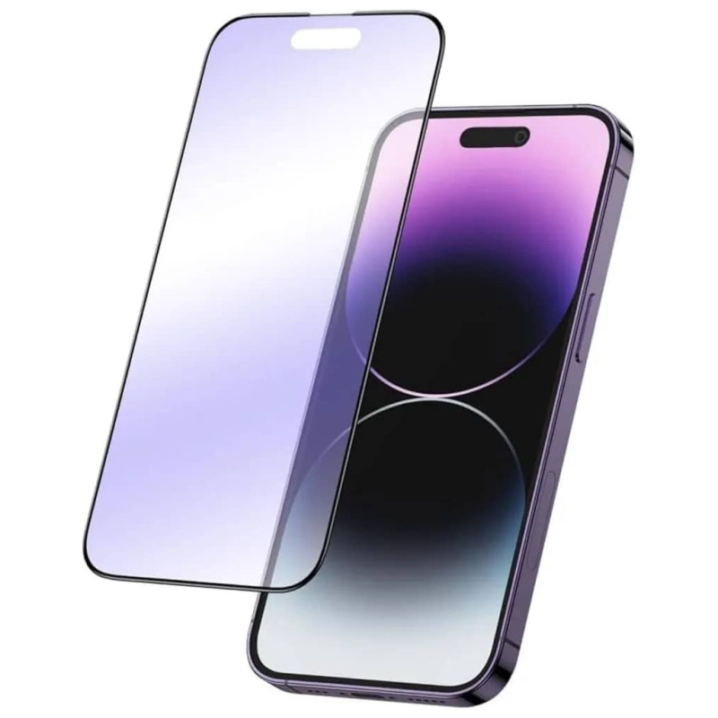 محافظ صفحه نمایش گوشی اپل iPhone 15 Pro گرین لاین مدل Purple Anti-blue Matte محافظ صفحه نمایش گوشی اپل iPhone 15 Pro گرین لاین مدل Purple Anti-blue Matte