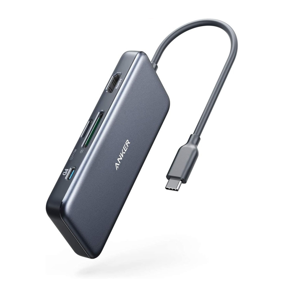هاب 7 پورت USB-C انکر مدل Premium 7-in-1 A8346 هاب 7 پورت USB-C انکر مدل Premium 7-in-1 A8346