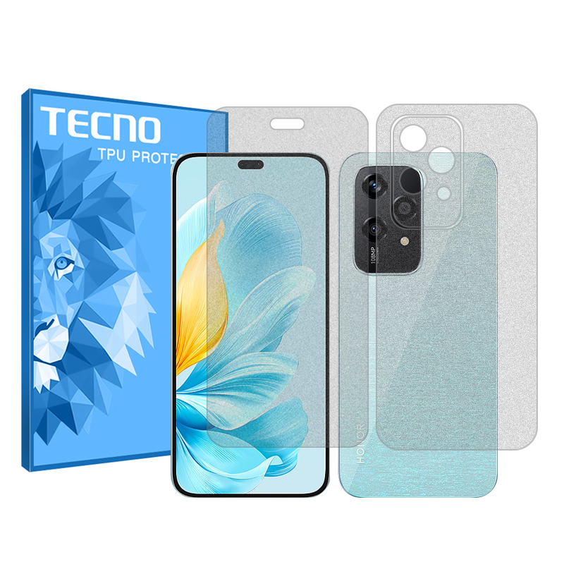 محافظ صفحه نمایش مات تکنو مدل Resistant‌ مناسب برای گوشی موبایل آنر 200 Lite به همراه محافظ پشت گوشی