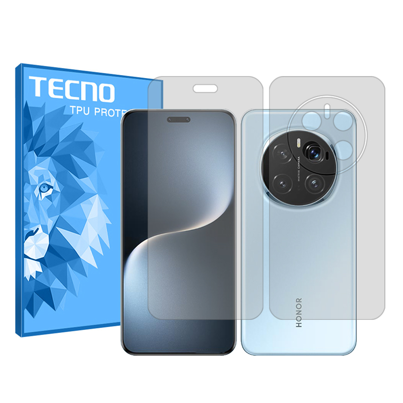 محافظ صفحه نمایش شفاف تکنو مدل Resistant مناسب برای گوشی موبایل آنر Magic 7 Pro به همراه محافظ پشت گوشی محافظ صفحه نمایش شفاف تکنو مدل Resistant مناسب برای گوشی موبایل آنر Magic 7 Pro به همراه محافظ پشت گوشی