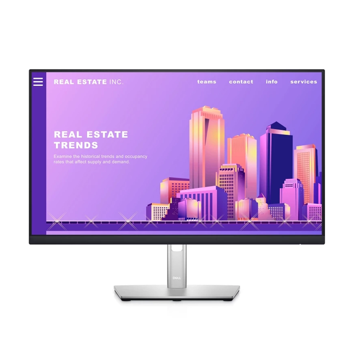 مانیتور دل مدل P2422H سایز 23.8 اینچ