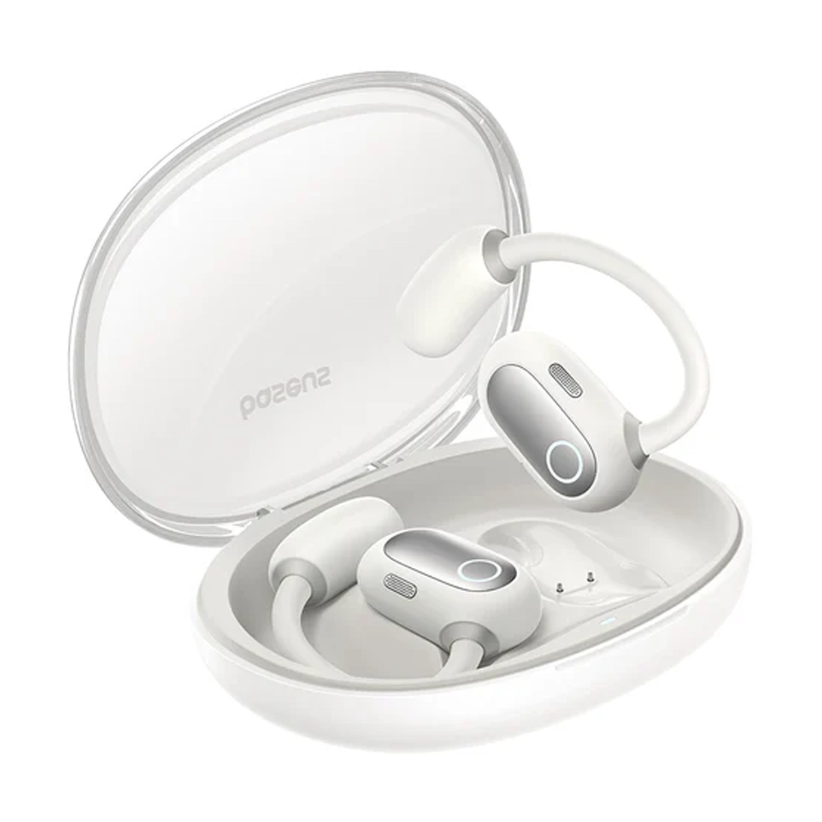 هندزفری بلوتوثی باسئوس مدل Eli Sport 1 Open-Ear TWS-سفید هندزفری بلوتوثی باسئوس مدل Eli Sport 1 Open-Ear TWS-سفید