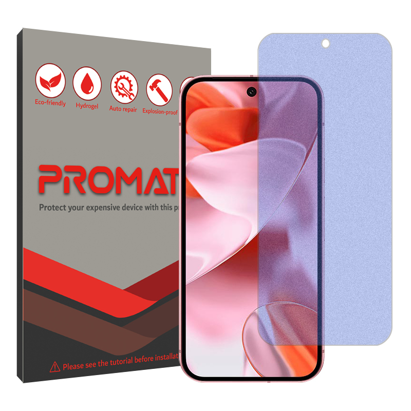 محافظ صفحه نمایش مات ضداشعه آبی پرومیت مدل Resistant مناسب برای گوشی موبایل گوگل Pixel 9 محافظ صفحه نمایش مات ضداشعه آبی پرومیت مدل Resistant مناسب برای گوشی موبایل گوگل Pixel 9