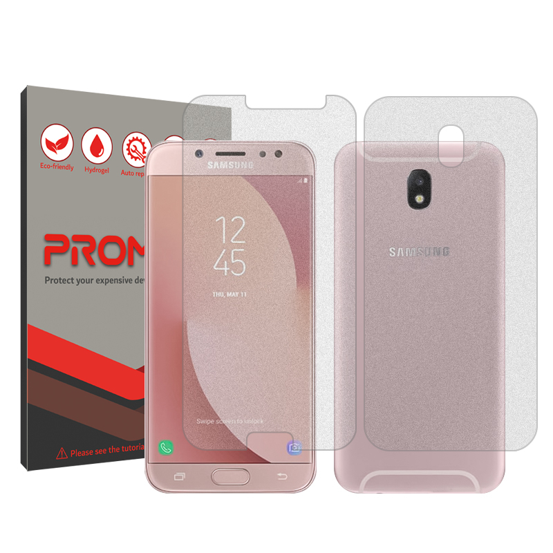 محافظ صفحه نمایش مات پرومیت مدل Resistant مناسب برای گوشی موبایل سامسونگ Galaxy J7 Pro به همراه محافظ پشت گوشی محافظ صفحه نمایش مات پرومیت مدل Resistant مناسب برای گوشی موبایل سامسونگ Galaxy J7 Pro به همراه محافظ پشت گوشی