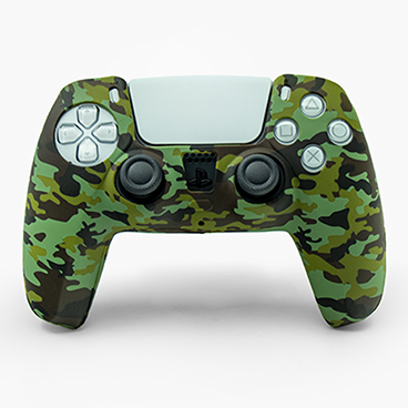 روکش دسته PS5 مدل چریکی قهوهای سبز روکش دسته PS5 مدل چریکی قهوهای سبز