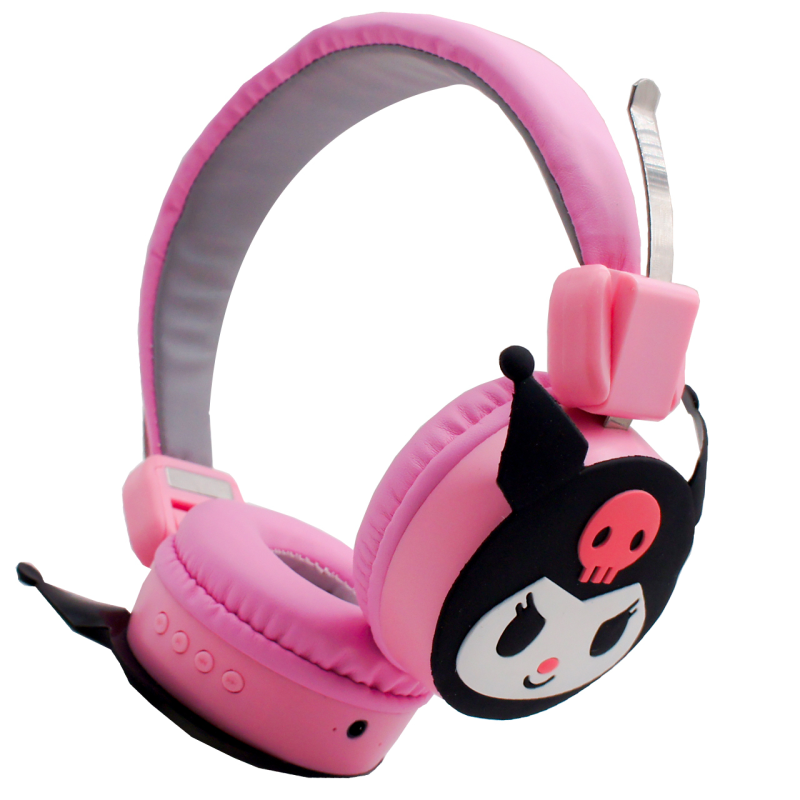 هدفون بلوتوثی مدل طرح فانتزی کرومی Kuromi-AH-807L هدفون بلوتوثی مدل طرح فانتزی کرومی Kuromi-AH-807L