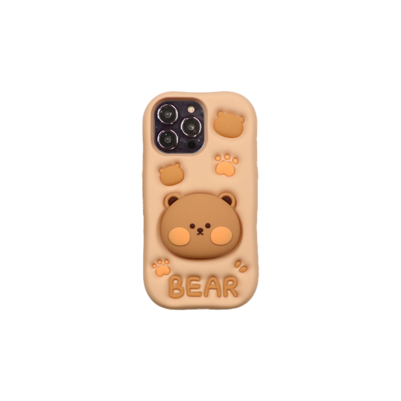 کاور گوشی اپل iPhone 13 Pro Max مدل خرسی مدل استند شو کاور گوشی اپل iPhone 13 Pro Max مدل خرسی مدل استند شو