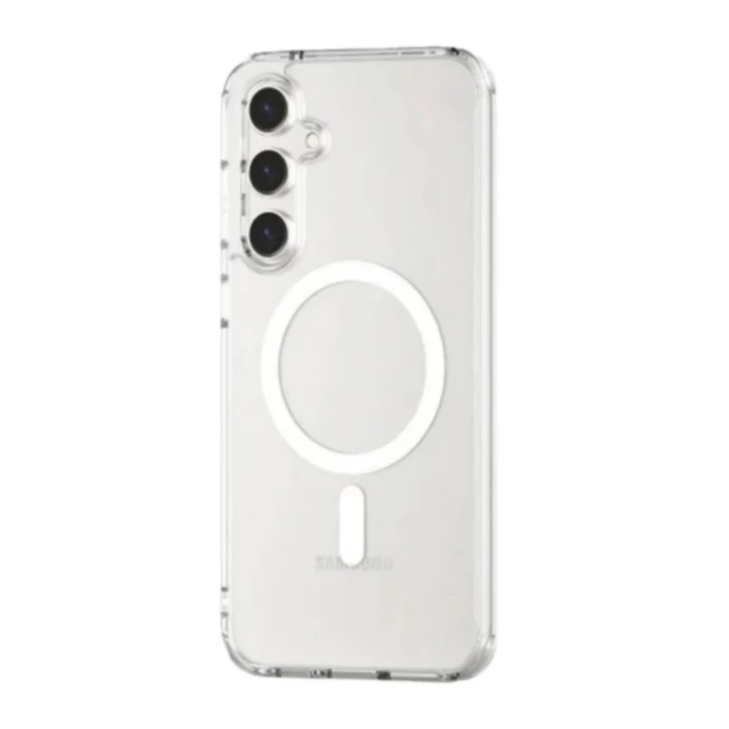 کاور گوشی سامسونگ Galaxy S24 FE زیفرند مدل Magsafe-بی رنگ شفاف کاور گوشی سامسونگ Galaxy S24 FE زیفرند مدل Magsafe-بی رنگ شفاف