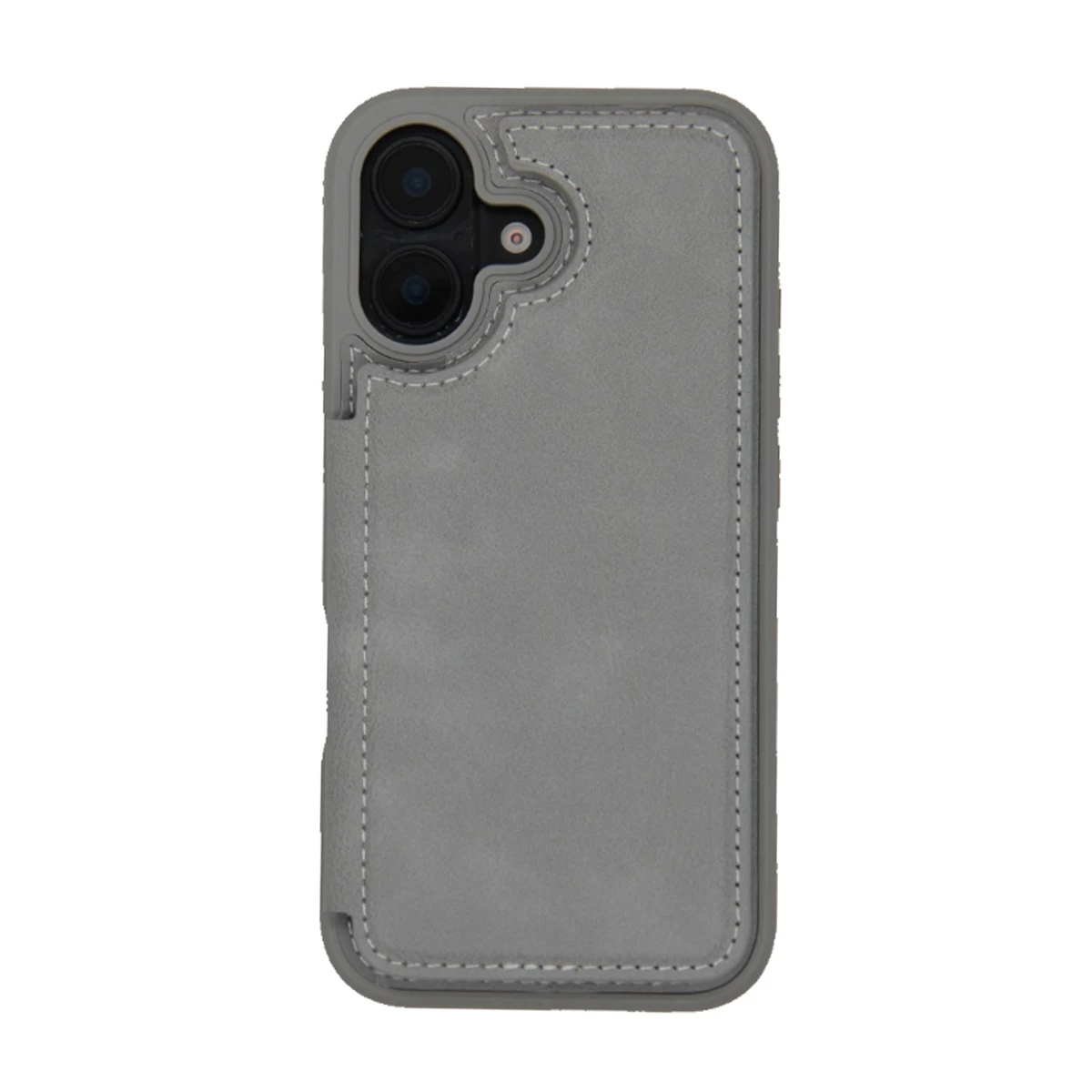 کاور گوشی اپل iPhone 16 مدل چرم مصنوعی-طوسی کاور گوشی اپل iPhone 16 مدل چرم مصنوعی-طوسی