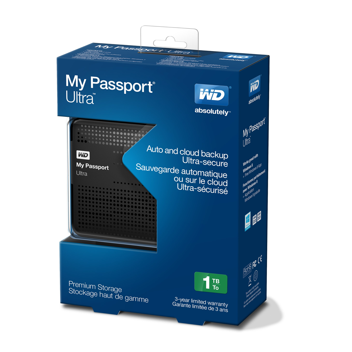هارد دیسک اکسترنال وسترن دیجیتال مدل My Passport Ultra ظرفیت 1 ترابایت هارد دیسک اکسترنال وسترن دیجیتال مدل My Passport Ultra ظرفیت 1 ترابایت