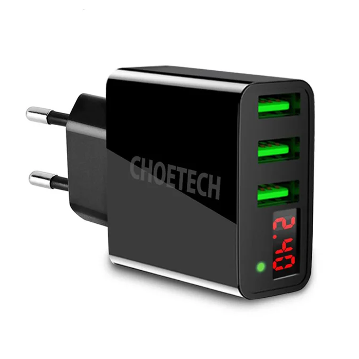 شارژر دیواری چویتک مدل C0027 توان 15 وات-مشکی شارژر دیواری چویتک مدل C0027 توان 15 وات-مشکی