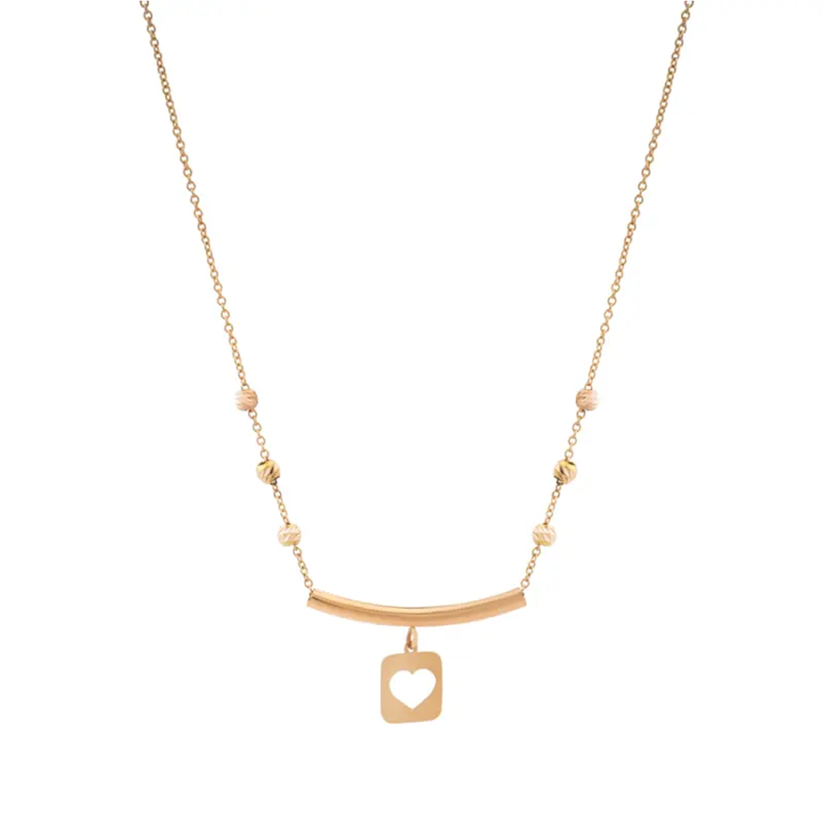 گردنبند طلا زنانه مدل جانان کد 2437 گردنبند طلا زنانه مدل جانان کد 2437