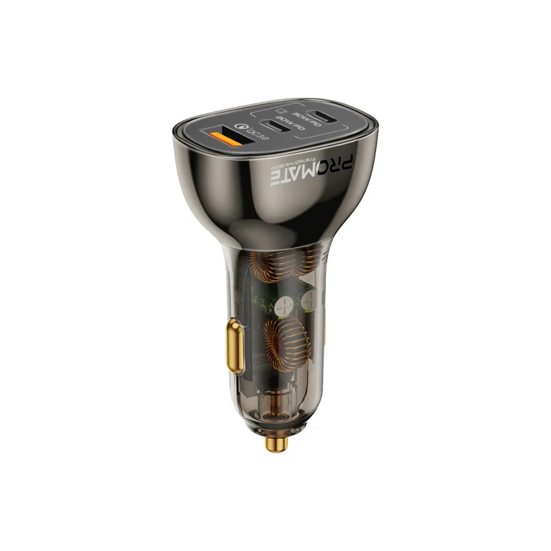 شارژر فندکی 80 وات پرومیت مدل TRANSDRIVE-80W شارژر فندکی 80 وات پرومیت مدل TRANSDRIVE-80W