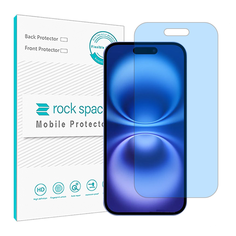 محافظ صفحه نمایش آنتی بلو راک اسپیس مدل Resistant مناسب برای گوشی موبایل اپل iPhone 16 محافظ صفحه نمایش آنتی بلو راک اسپیس مدل Resistant مناسب برای گوشی موبایل اپل iPhone 16