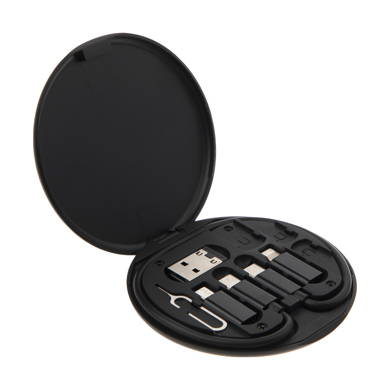 کابل تبدیل USB-C به USB-C - لایتنینگ - USB - micro USB جی بی کیو مدل MAD-01 طول 0.23 متر