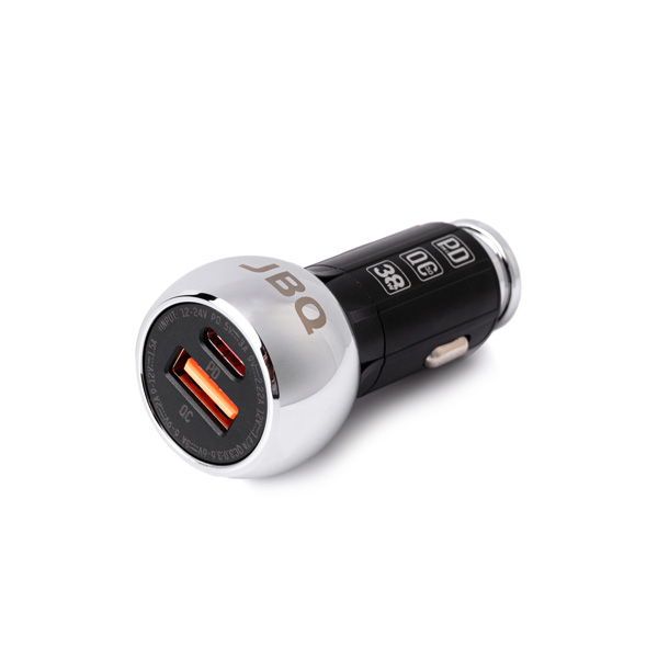 شارژر فندکی 38 وات جی بی کیو مدل C-1 شارژر فندکی 38 وات جی بی کیو مدل C-1