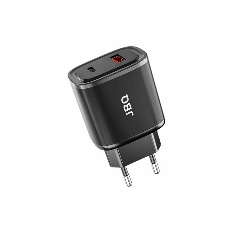 شارژر دیواری 20 وات جی بی کیو مدل HC-NP20 L به همره کابل لایتنینگ شارژر دیواری 20 وات جی بی کیو مدل HC-NP20 L به همره کابل لایتنینگ