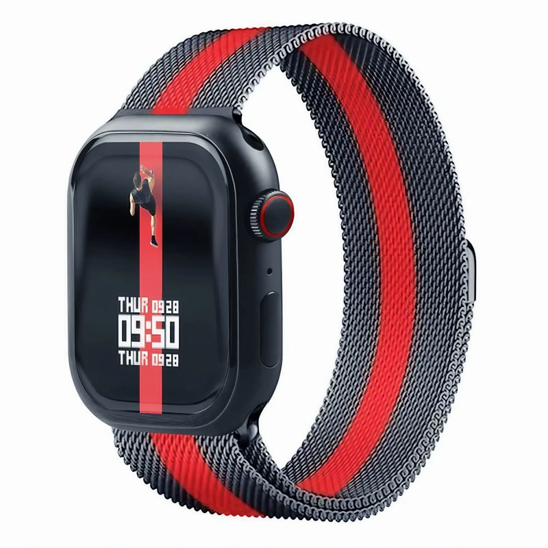 ساعت هوشمند گیفت کالکشن مدل RL-بدنه مشکی بند سفید ساعت هوشمند گیفت کالکشن مدل RL-بدنه مشکی بند سفید