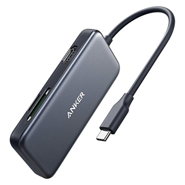 هاب USB-C انکر 5 پورت PowerExpand مدل A8334HA1-خاکستری هاب USB-C انکر 5 پورت PowerExpand مدل A8334HA1-خاکستری