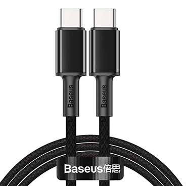 کابل تبدیل USB-C به USB-C باسئوس مدل CATGD-A01 طول 2 متر کابل تبدیل USB-C به USB-C باسئوس مدل CATGD-A01 طول 2 متر