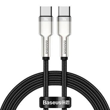 کابل تبدیل USB-C به USB-C باسئوس مدل CATJK-C01 طول 1 متر