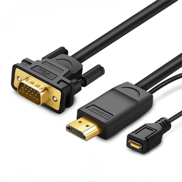 مبدل HDMI به VGA یوگرین MM101 مدل 30449 طول 1.5 متر-مشکی مبدل HDMI به VGA یوگرین MM101 مدل 30449 طول 1.5 متر-مشکی
